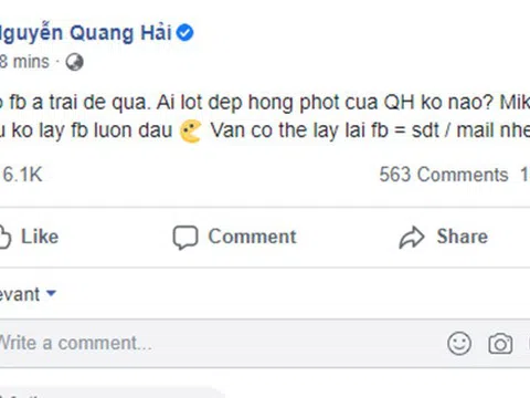 Người hack facebook Quang Hải sẽ bị xử lý ra sao?